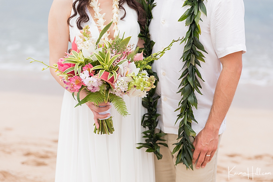 hawaiian lies for wedding 