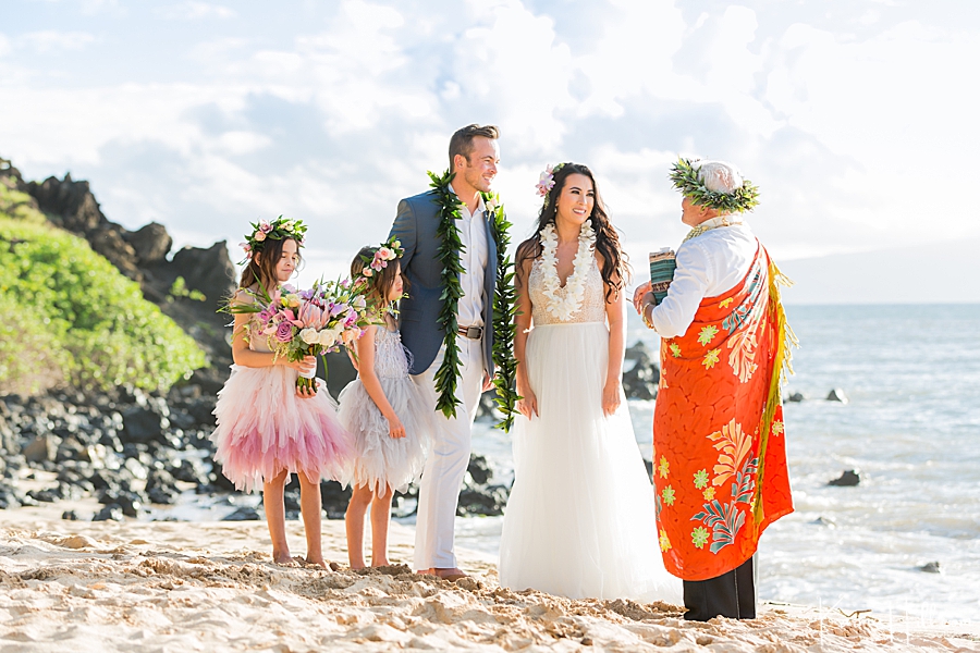 real vow renewal on Maui beach 
