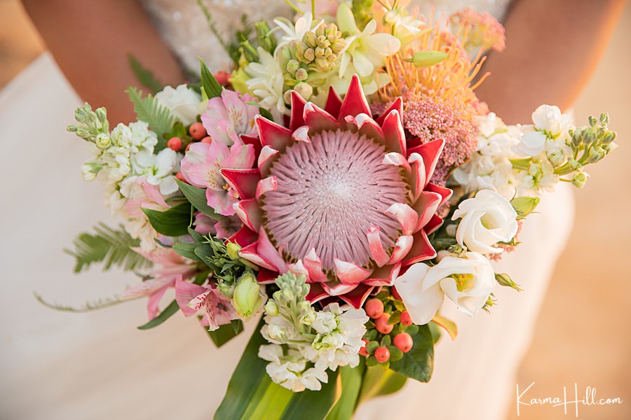 hawaiian wedding bouquet 