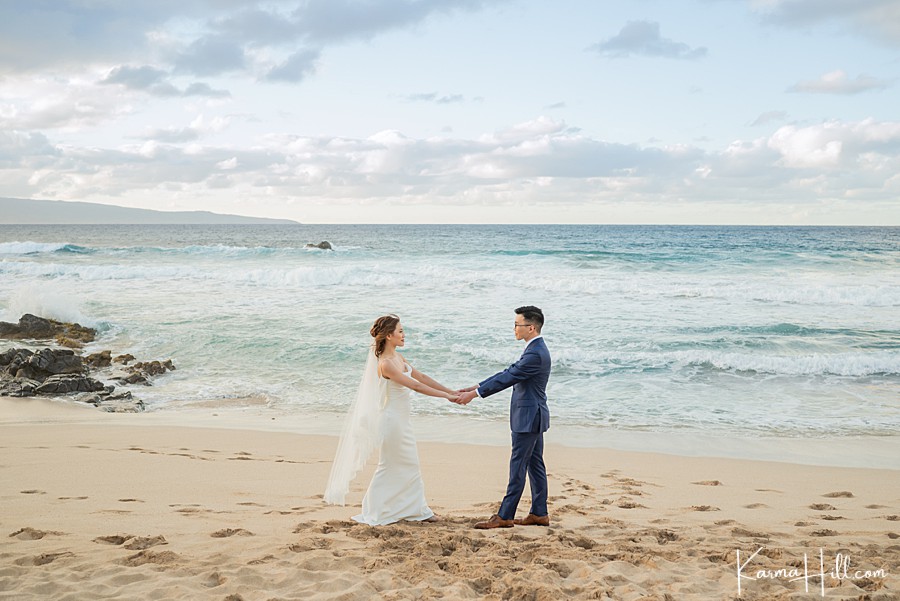 Maui beach wedding