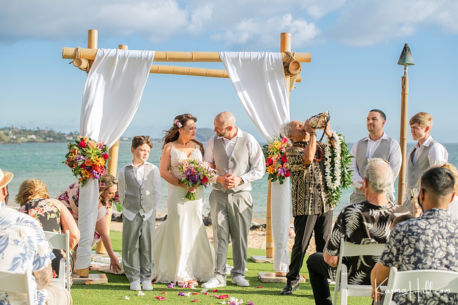 real hawaii wedding at the five palms 