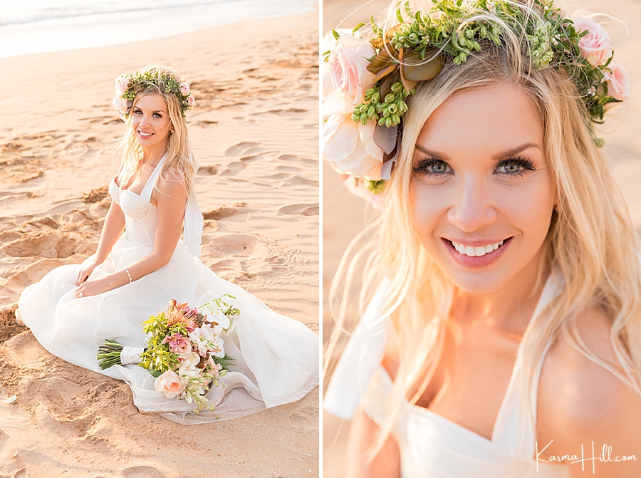 beach bride style ideas 