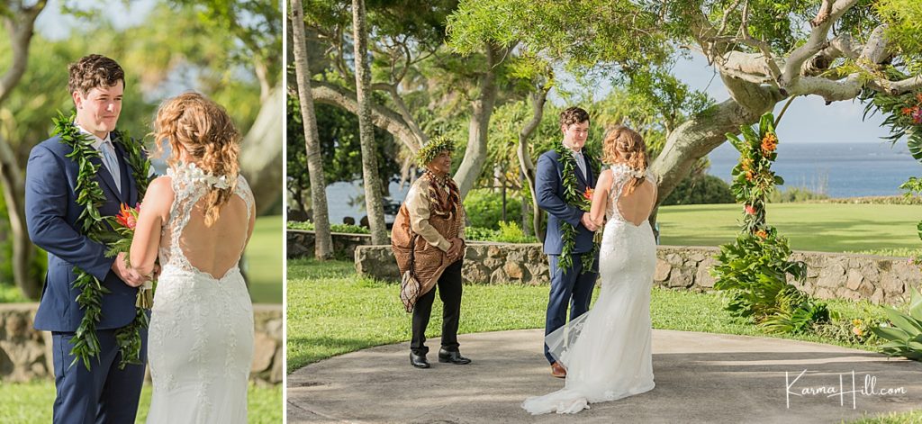 real wedding at the steeple house in kapalua 