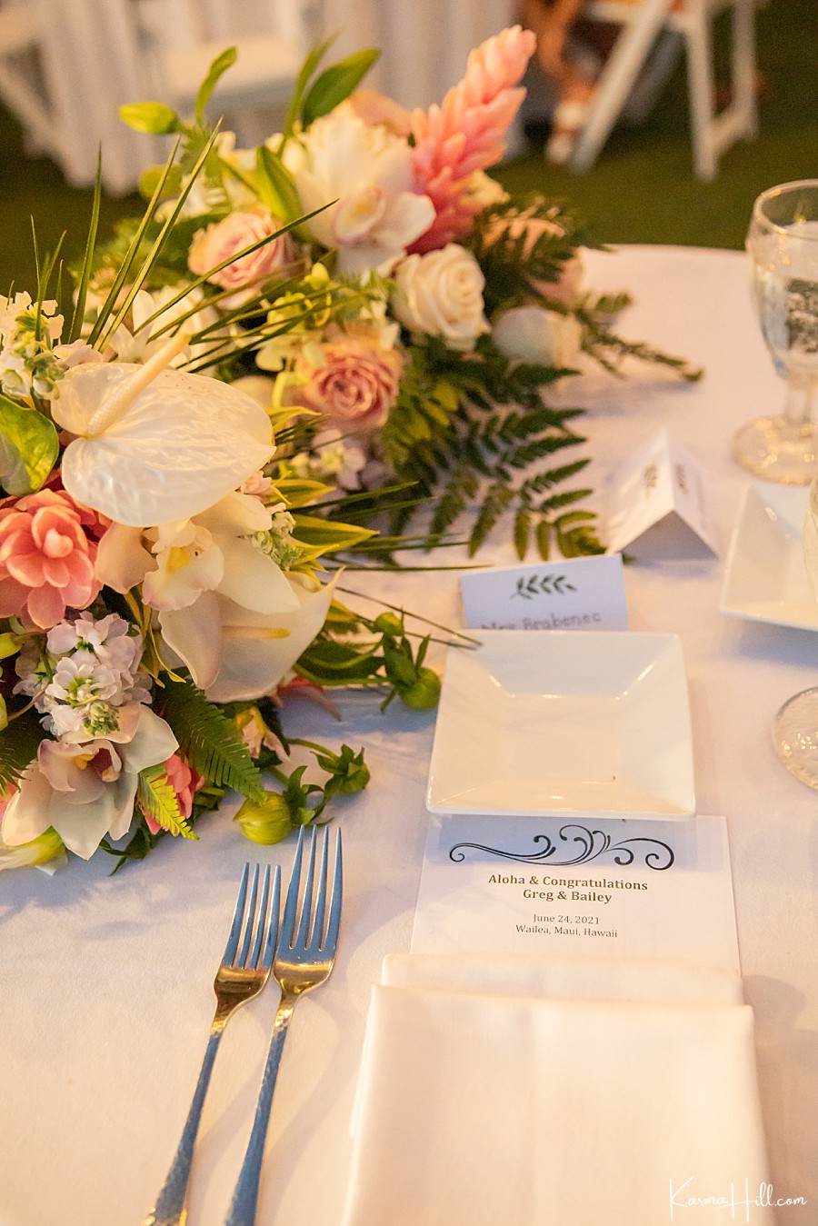 Maui wedding reception ideas