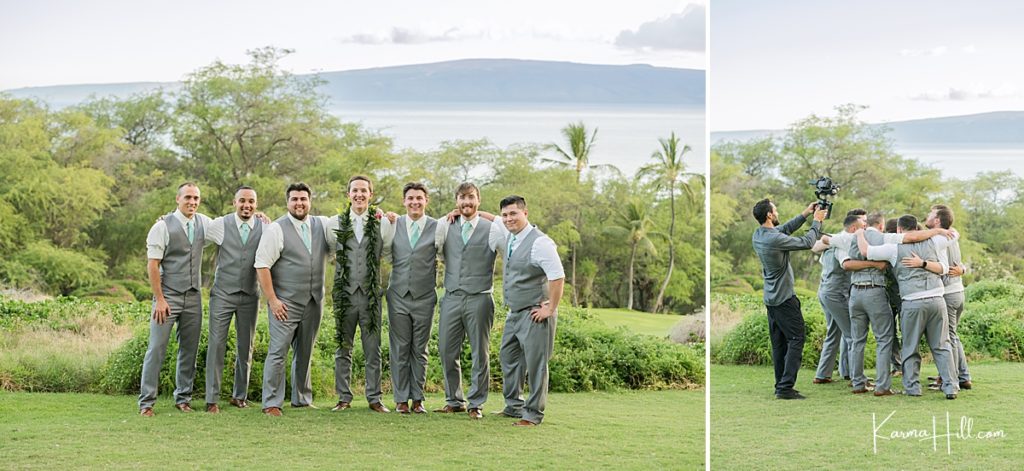 Maui Wedding Groomsmen