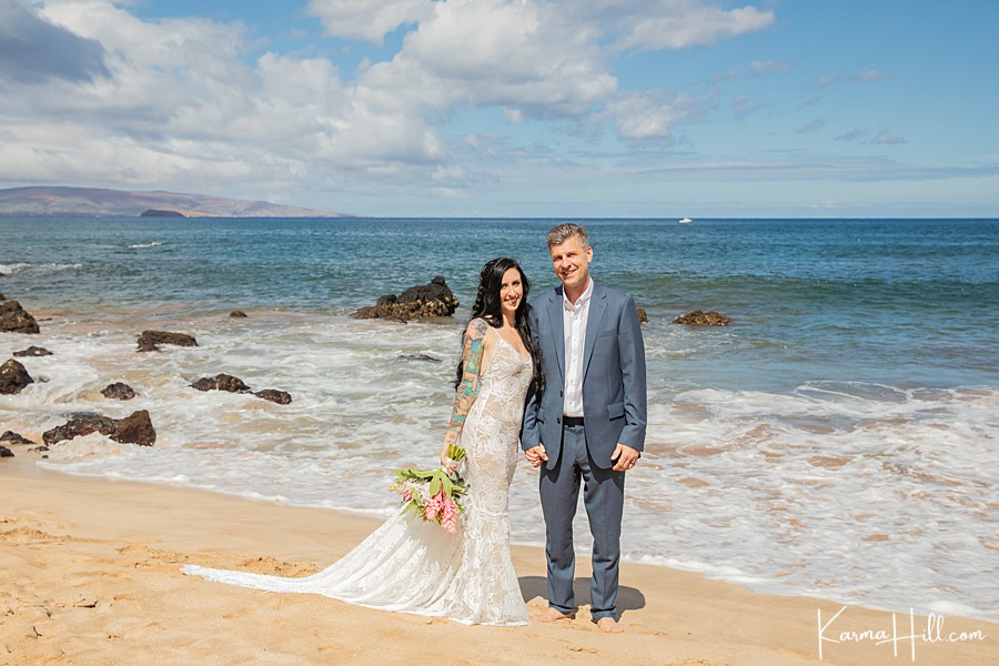 Maui Wedding on the Beach - elopement