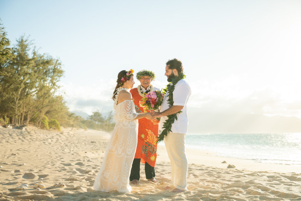 Maui elopement on the beach