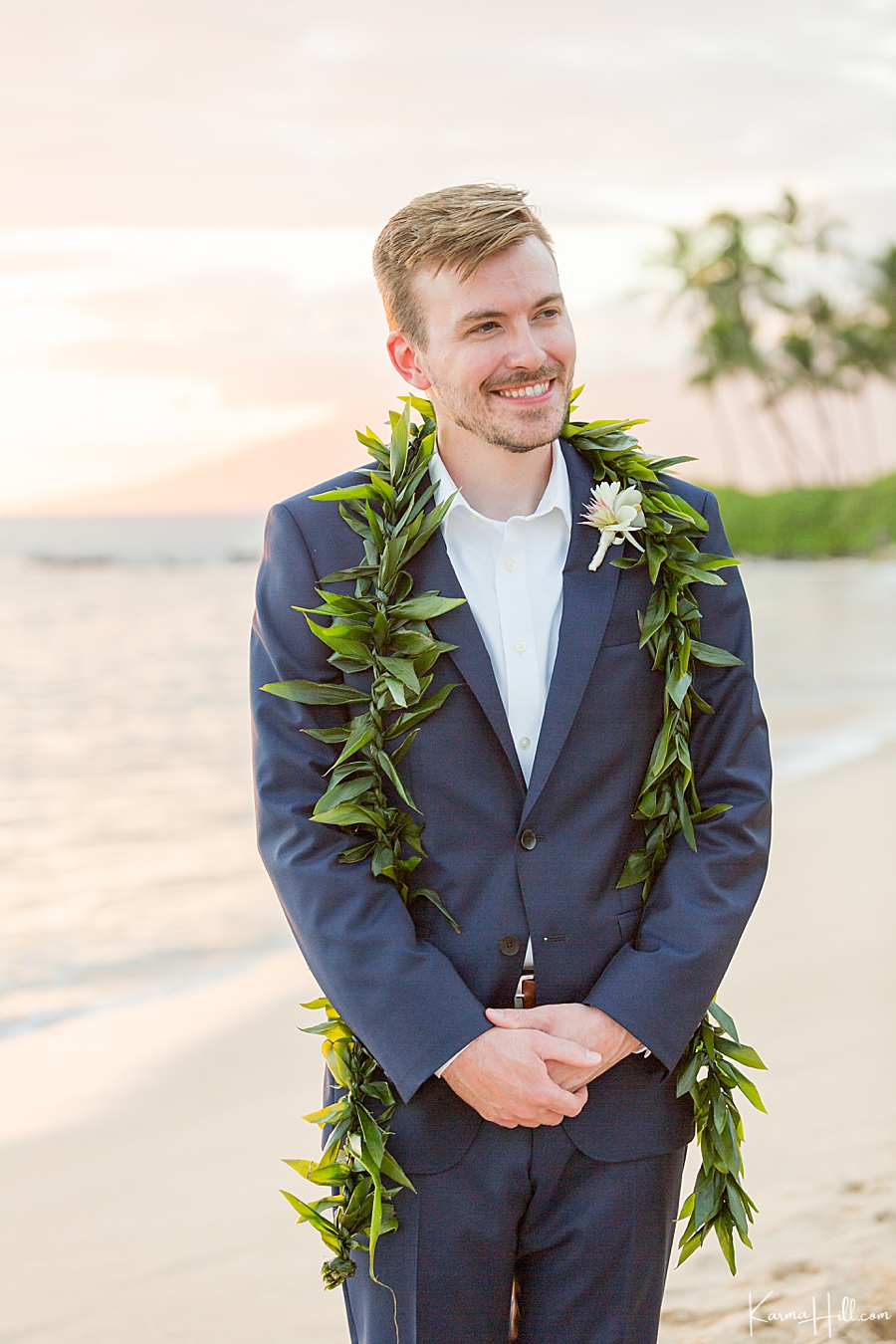 Maui Wedding Groom
