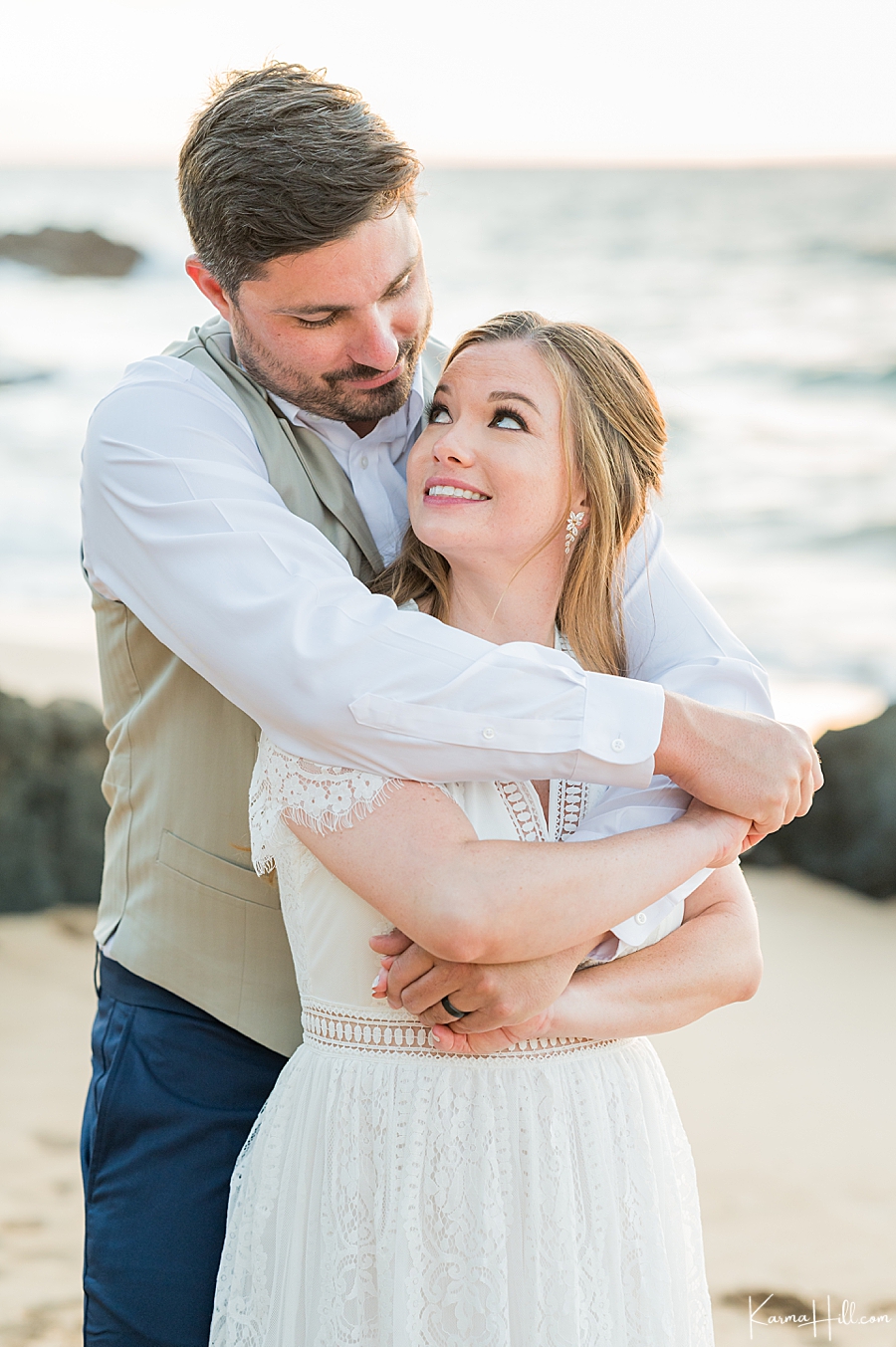 Beach Wedding in Maui 