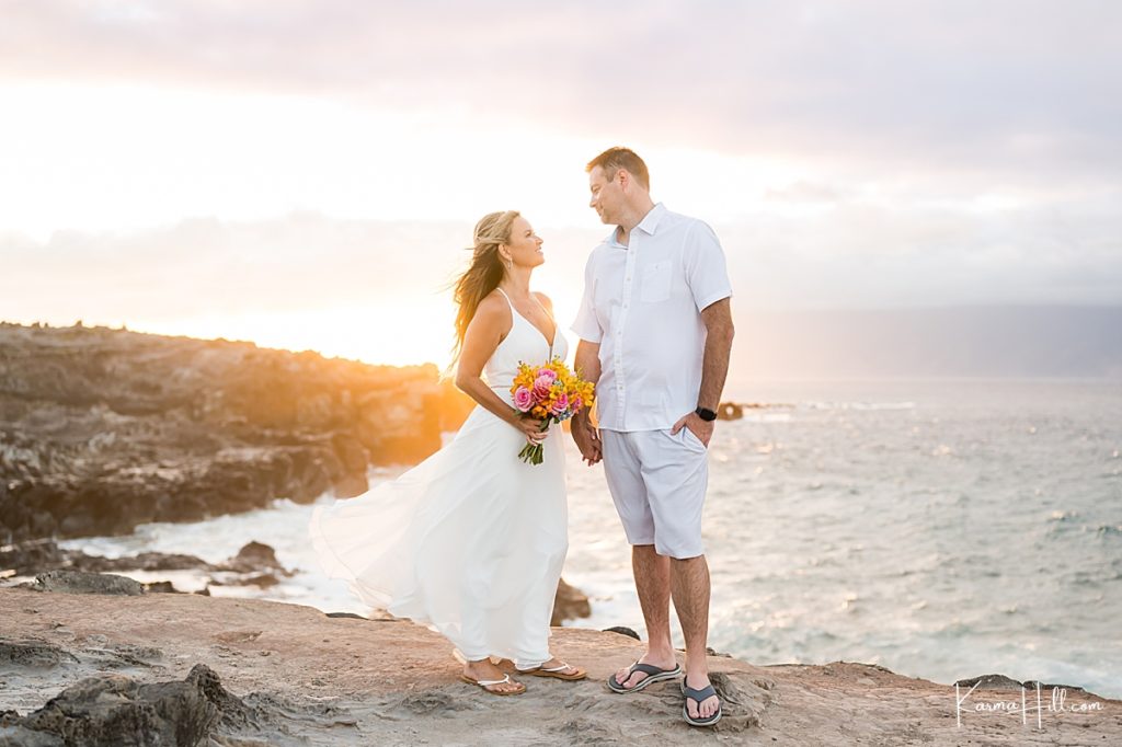 Beach Vow Renewal in Maui 