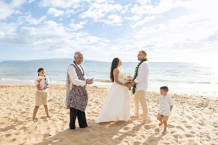 Maui Beach Wedding Ceremony
