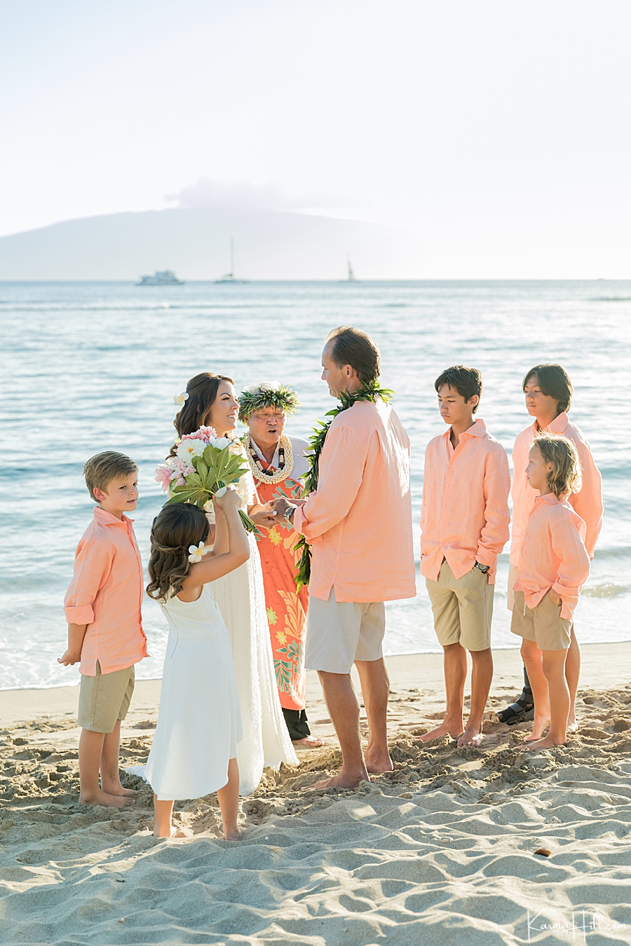 Beach Wedding in Maui 