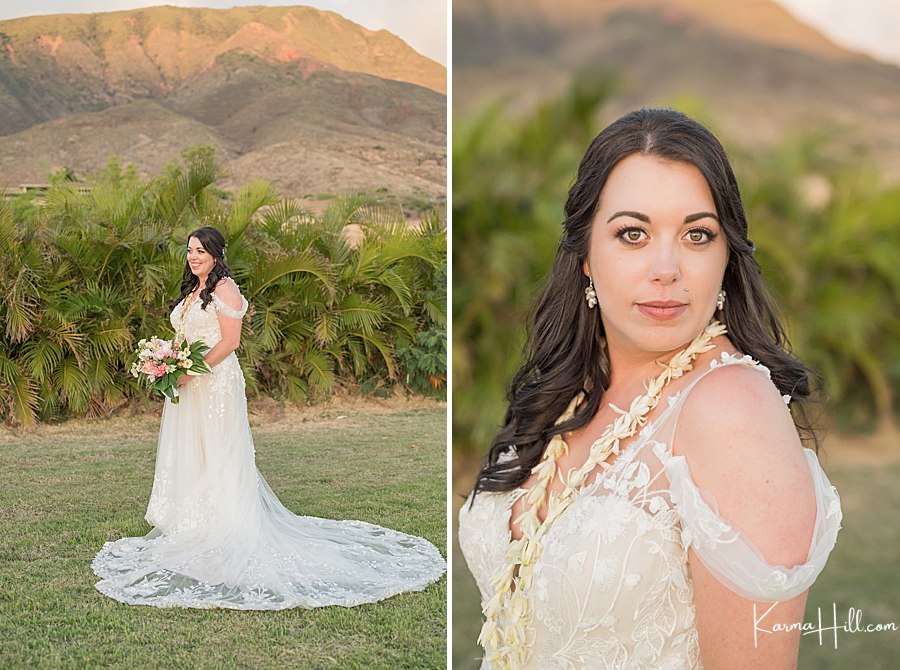 best bridal looks for hawaii wedding