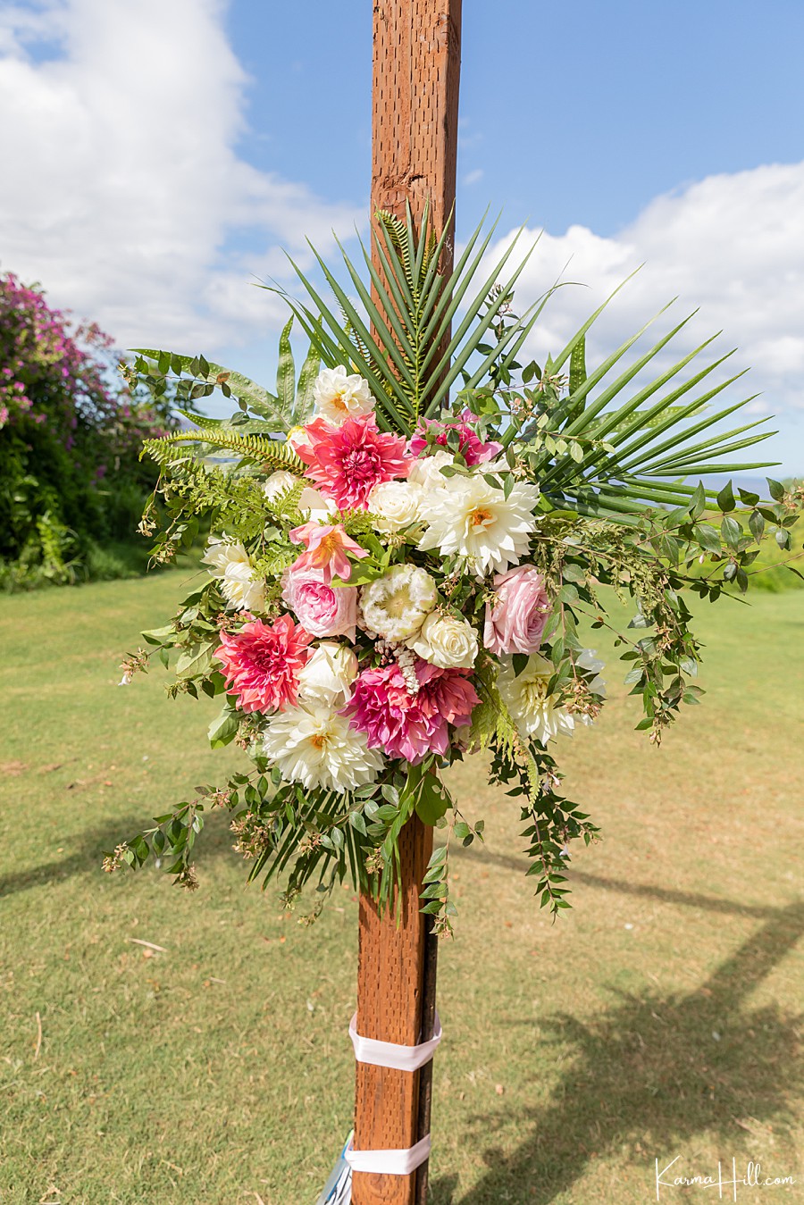 maui wedding floral arrangements