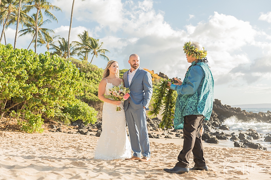 best beaches in maui for sunset wedding