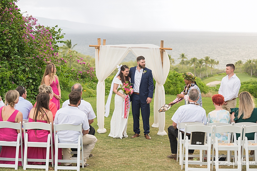 wedding at Gannon's in Maui 
