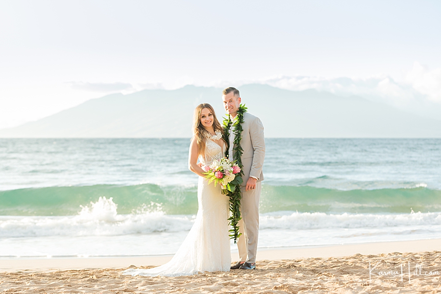 best beaches in maui for sunset wedding
