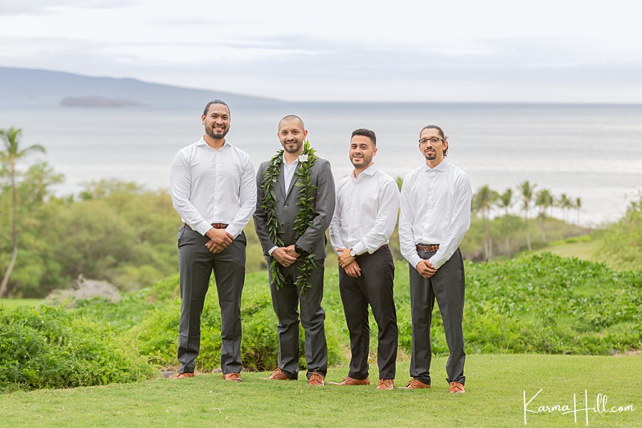 best groomsmen looks for hawaii wedding