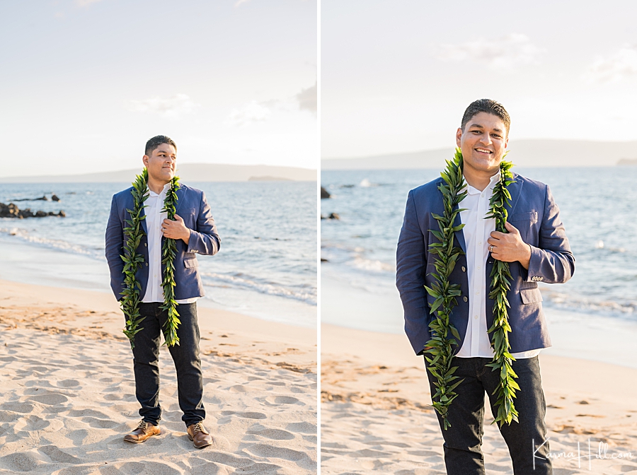 Hawaii groom wedding looks