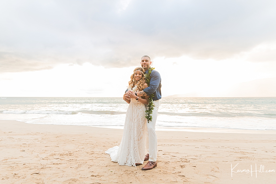 best beaches on maui for sunset wedding