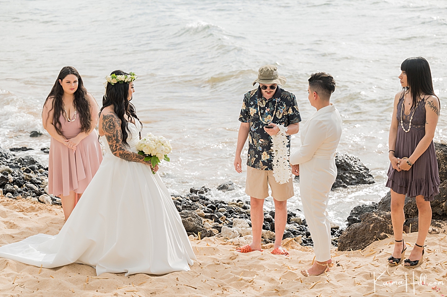 maluaka beach wedding
