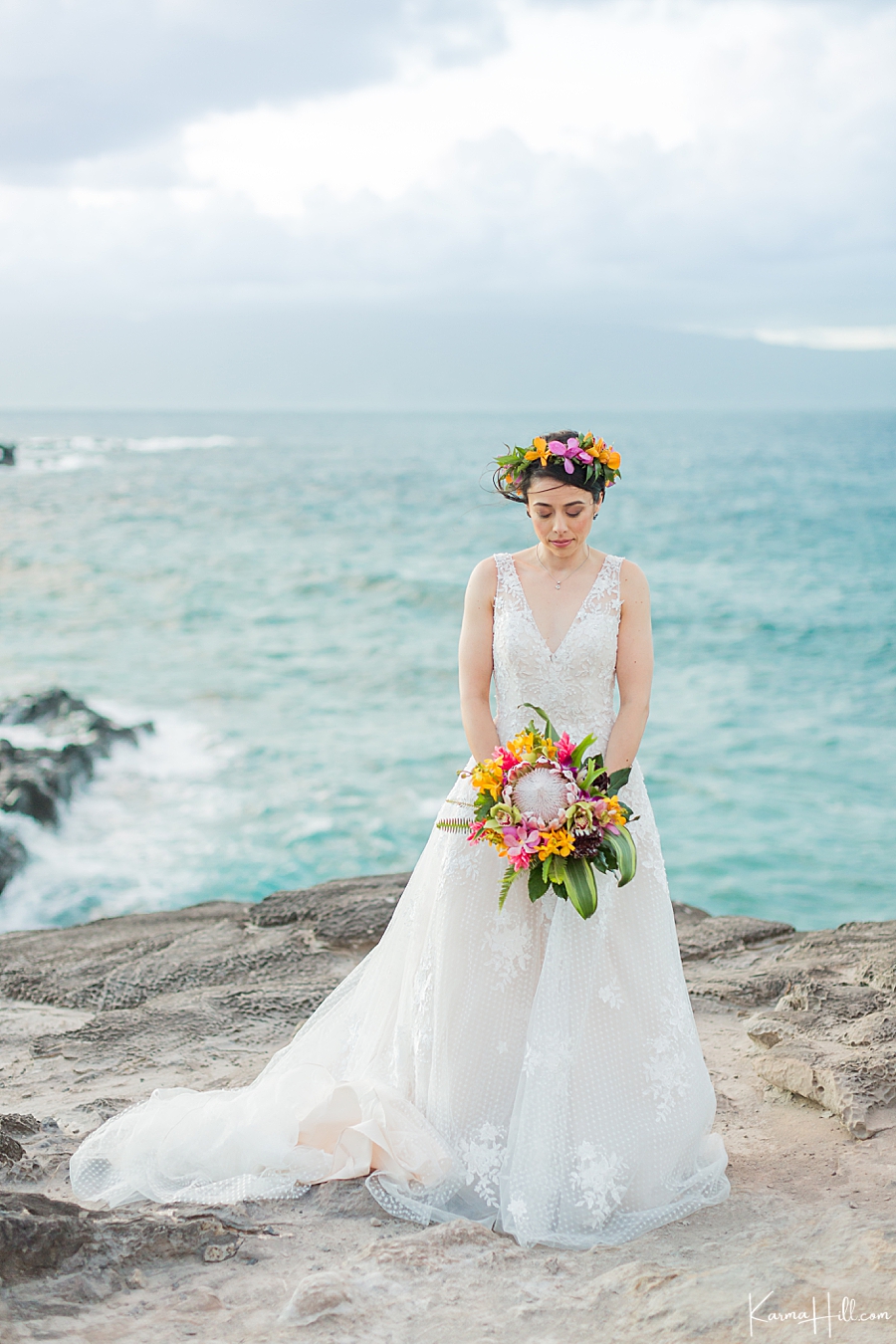 best bridal looks for wedding in maui