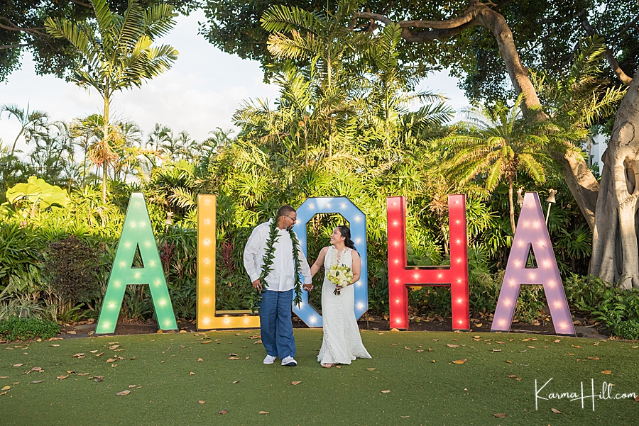 hawaii wedding aloha photography