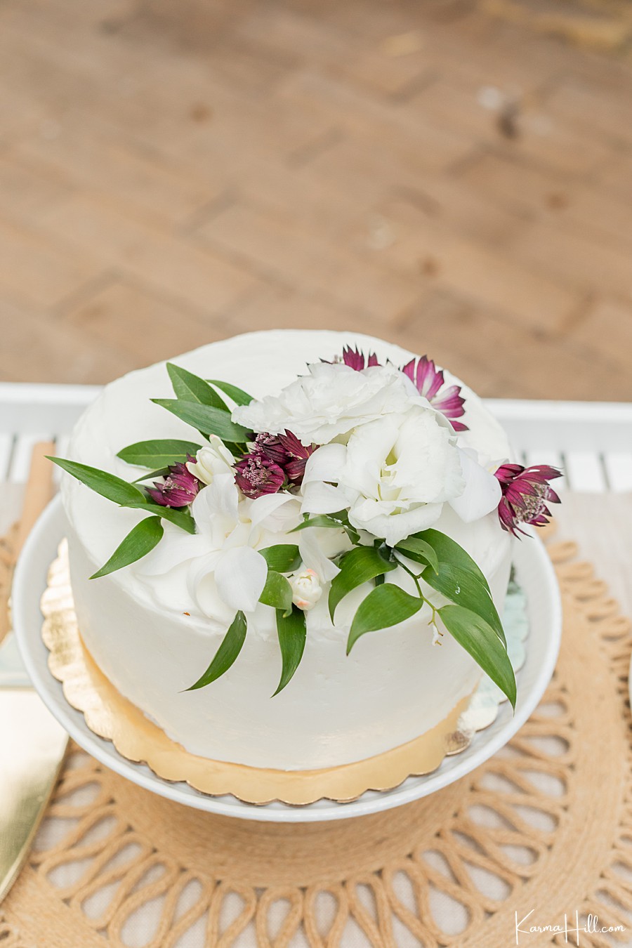 Wedding cake detail photography