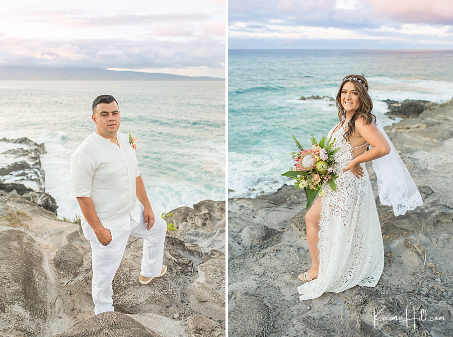 best bride groom looks for beach wedding