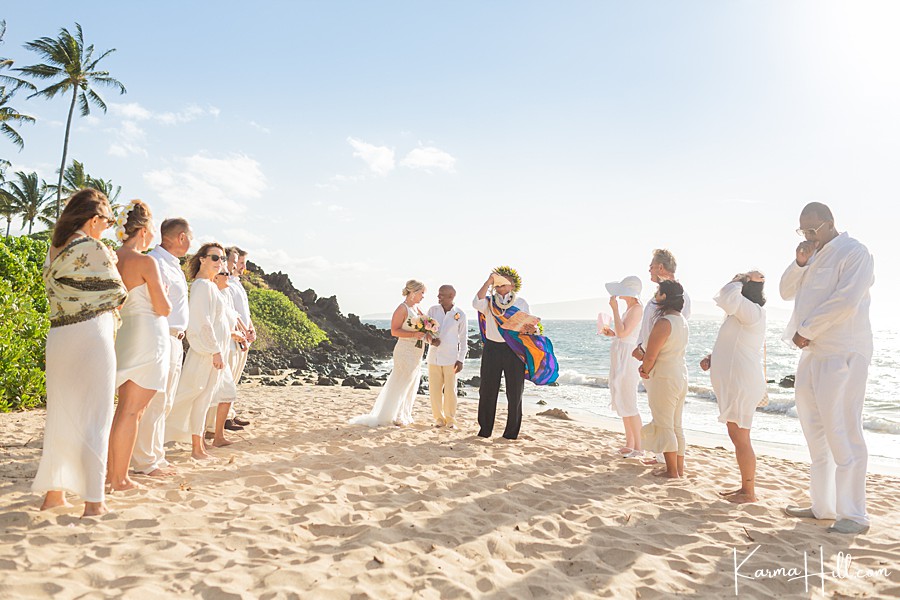southside beach maui wedding