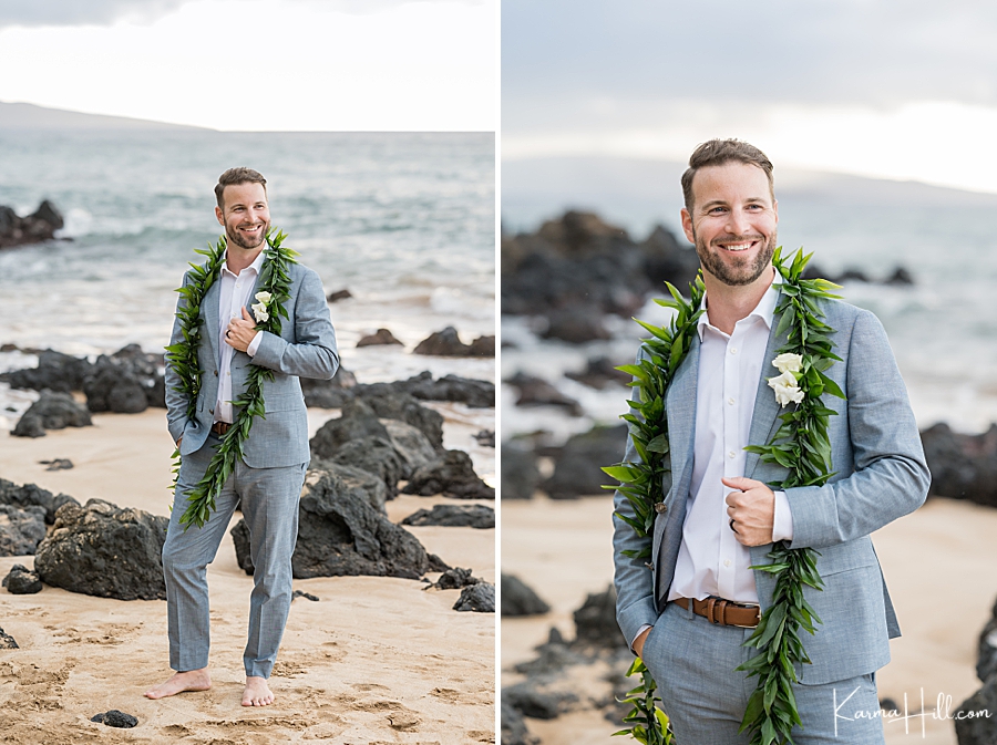 best groom looks for hawaii beach wedding