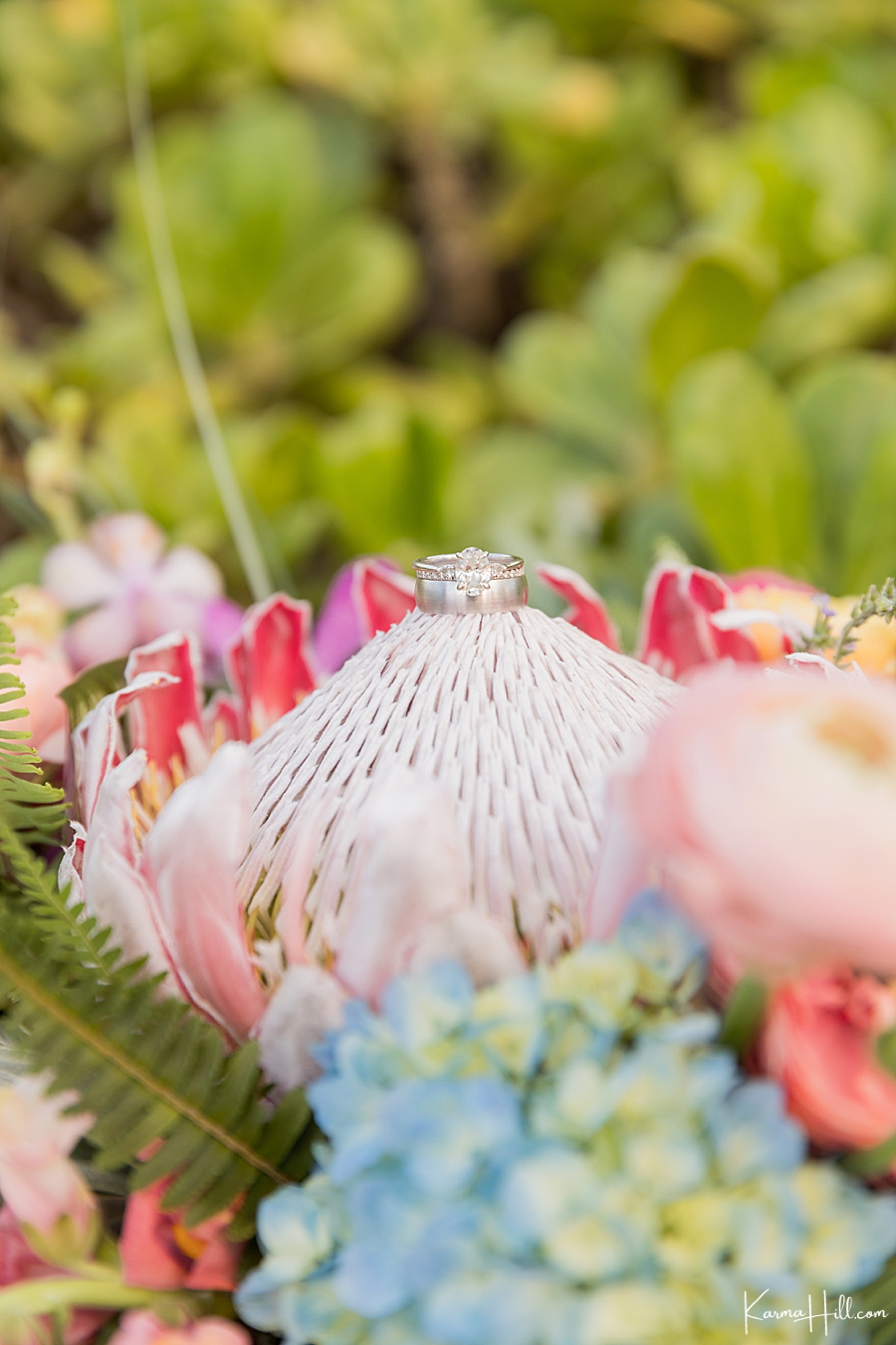 wedding ring detail photography