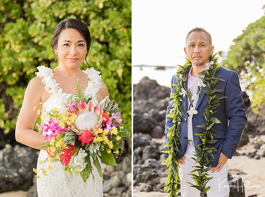 best looks for Maui wedding vow renewal
