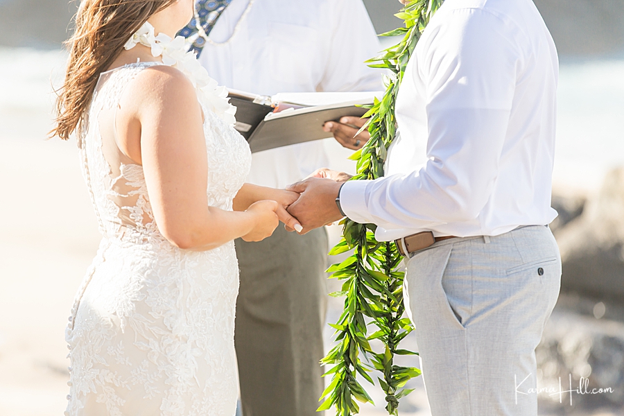 hawaii wedding detail photography