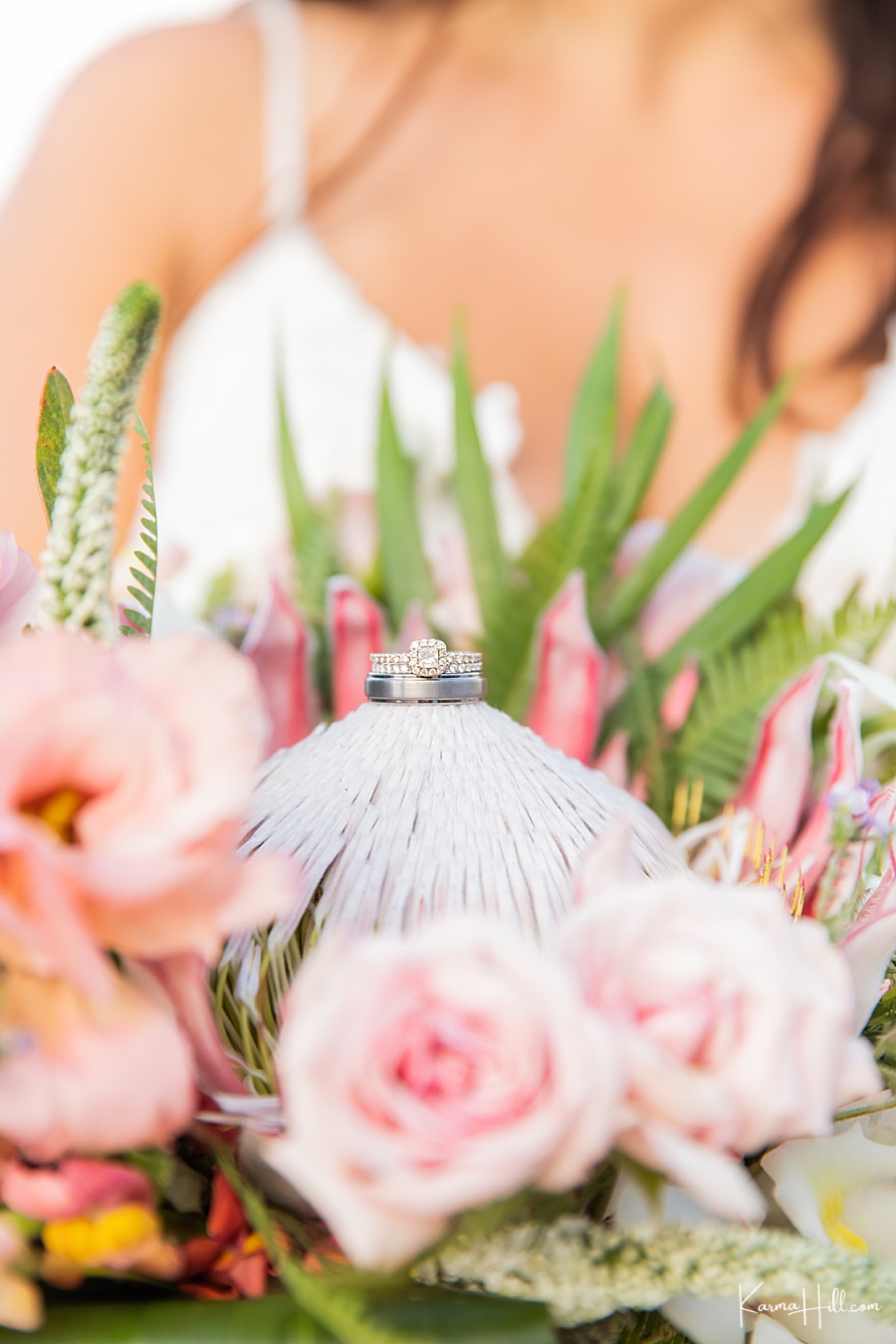 wedding bouquet detail photography