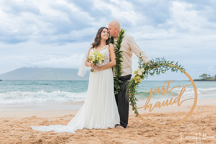 wedding just mauid sign photography
