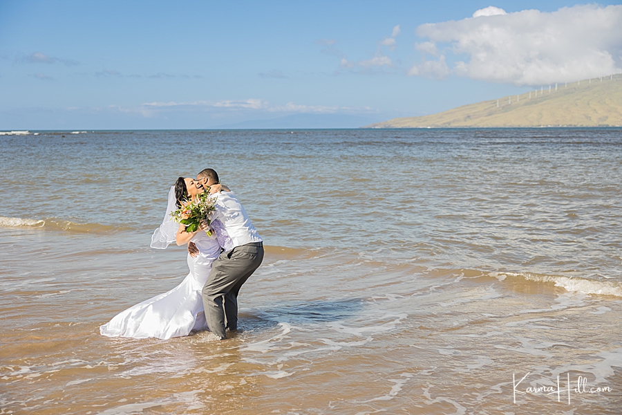 maui wedding photography on the beach