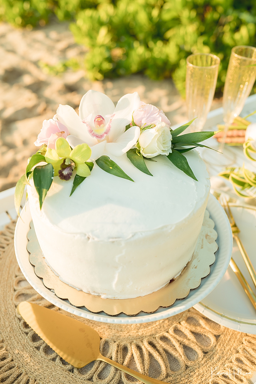 wedding cake detail photography