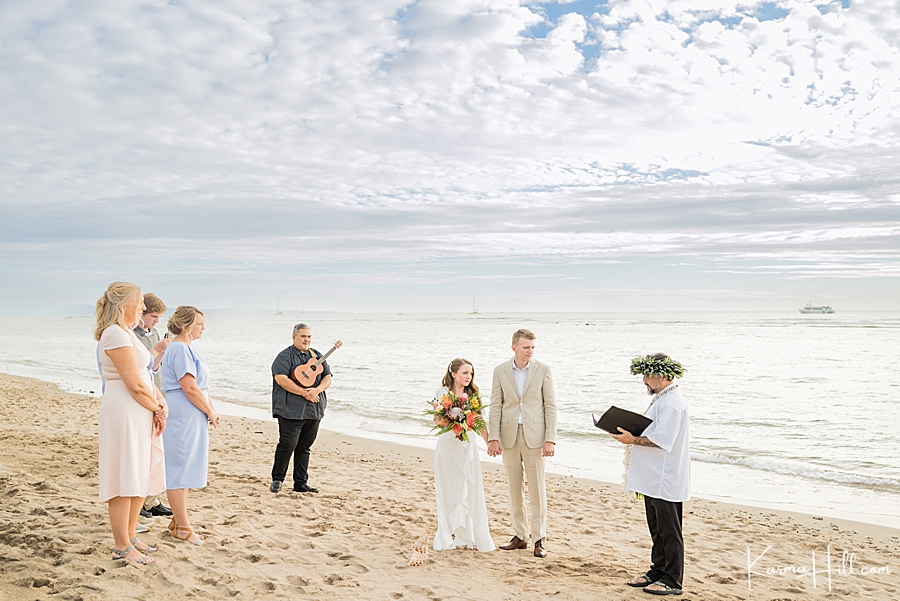 lahaina shores beach maui wedding