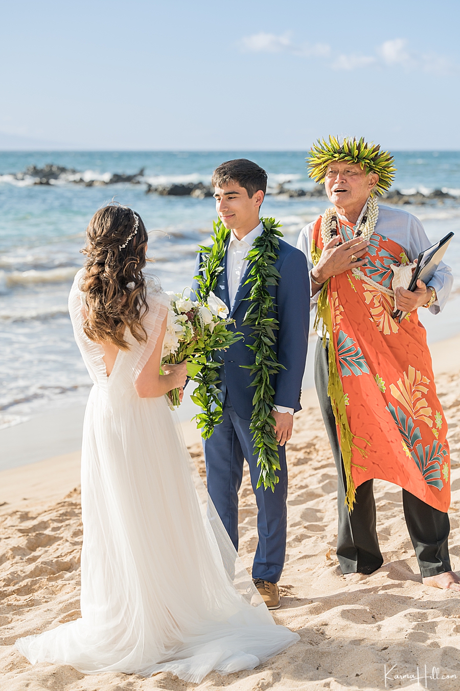 southside beach maui wedding