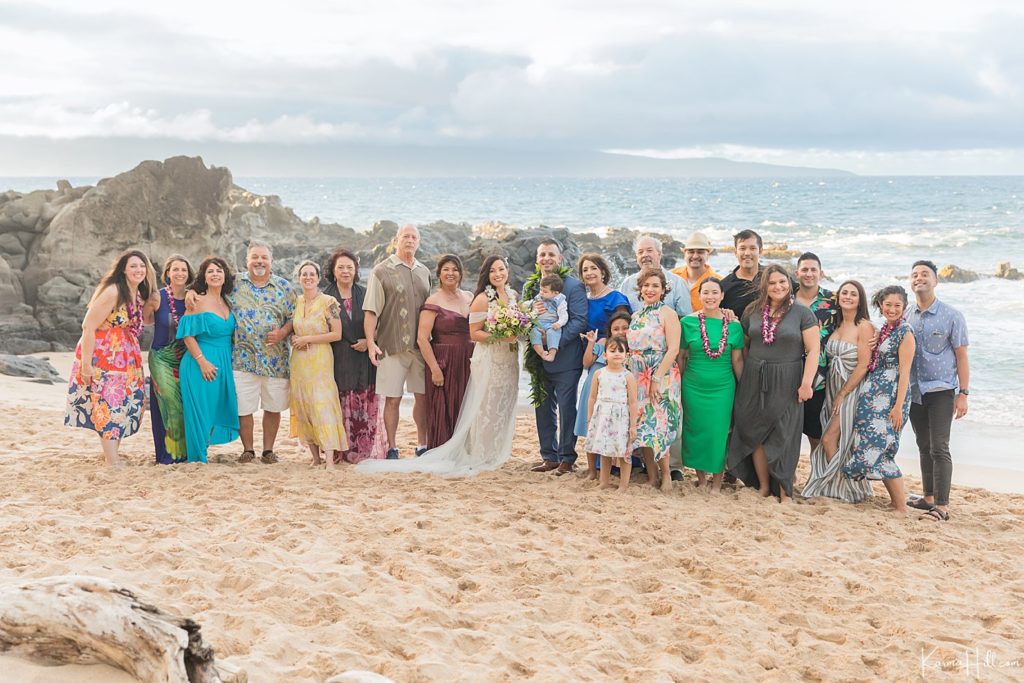 maui family wedding photography