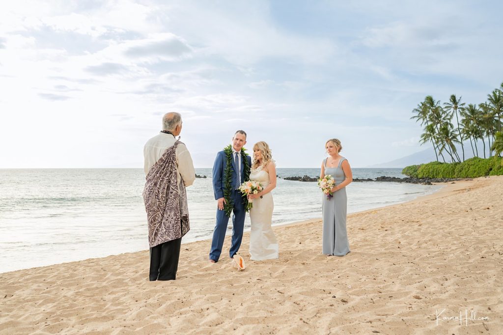 southside beach hawaii wedding