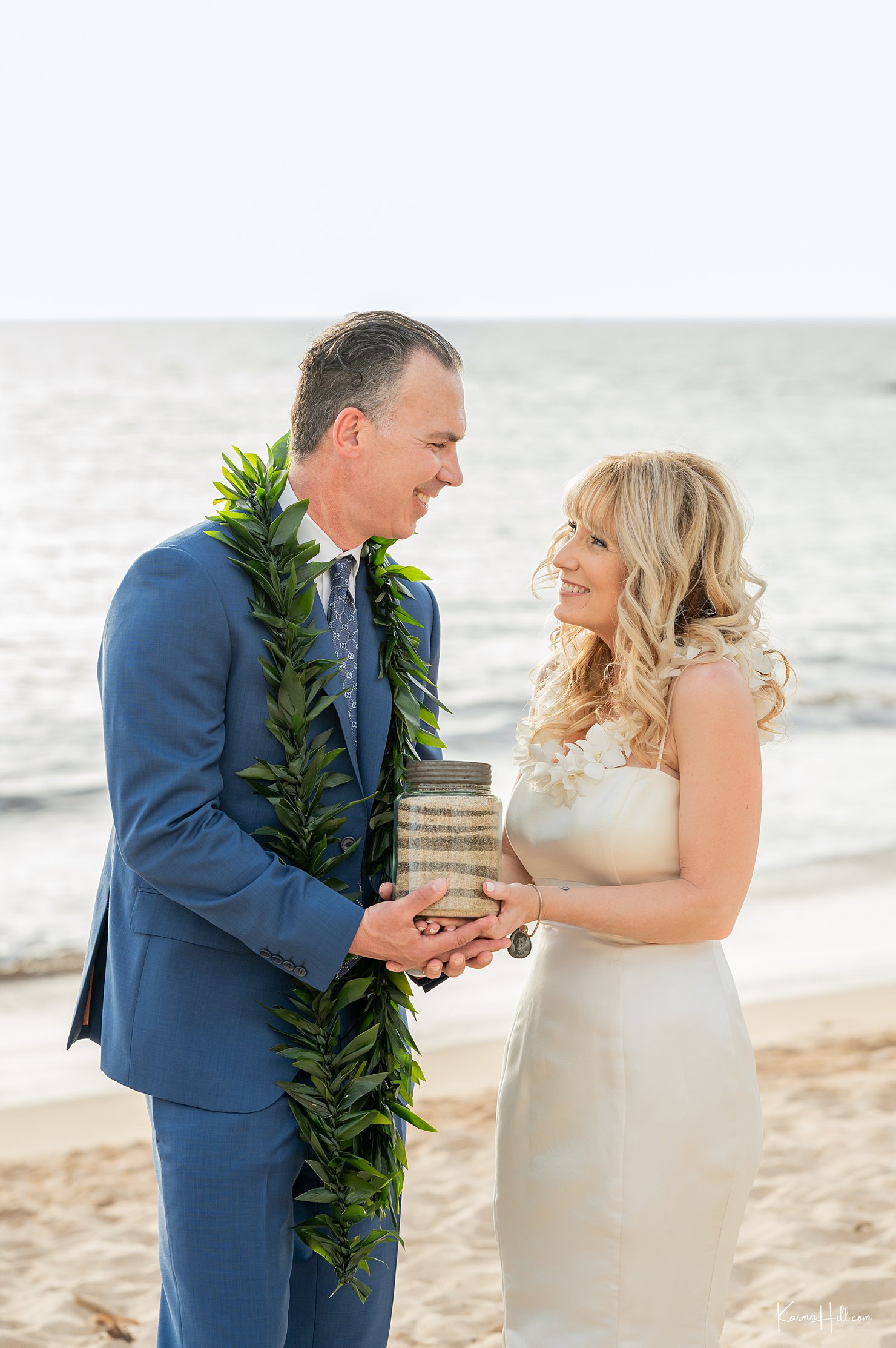sand ceremony hawaii beach wedding