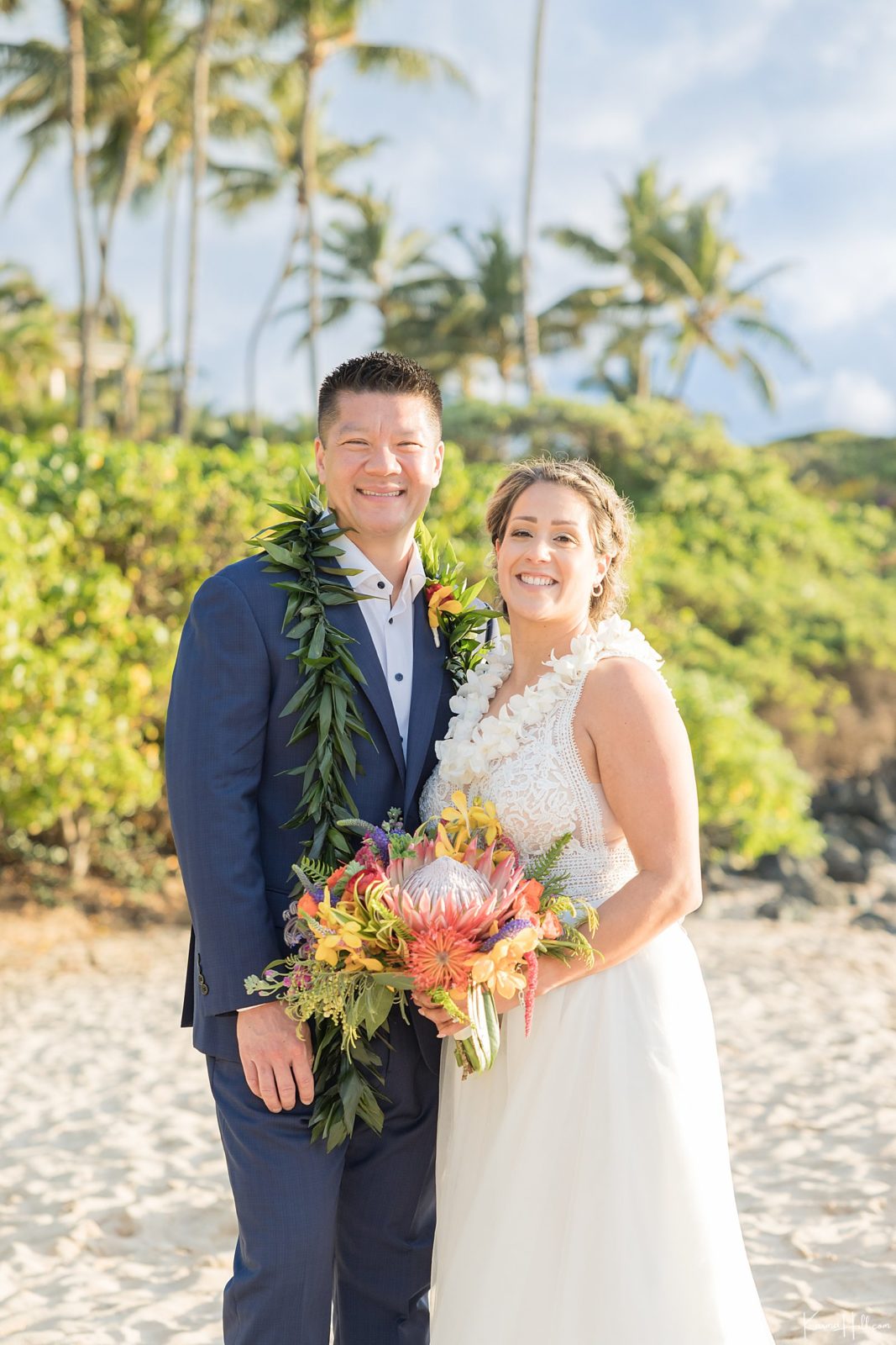 The Best Decision - Stephanie & Andy's Beach Wedding in Hawaii