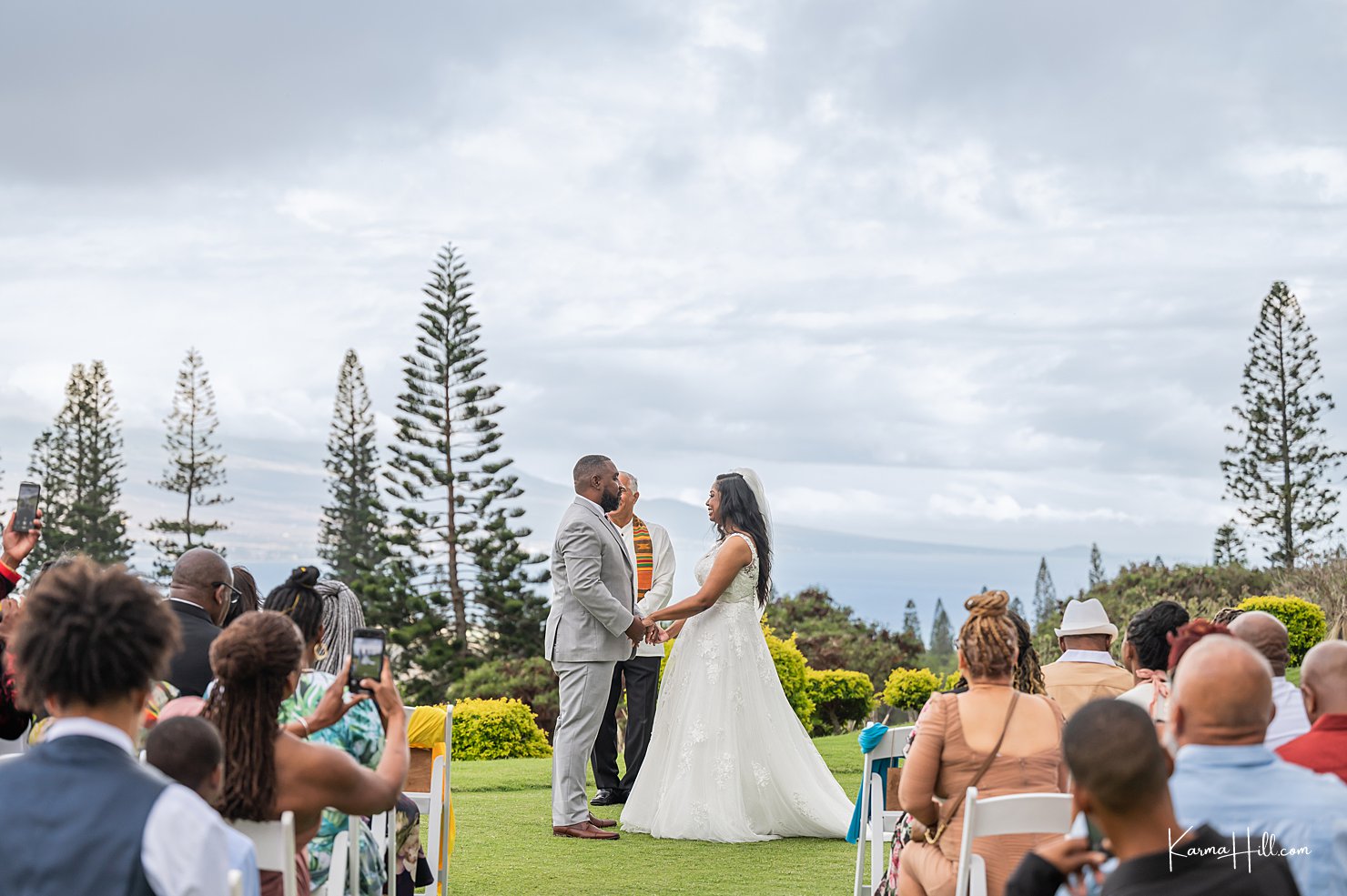 Jumping The Broom - Brandy & Theodore's Maui Venue Wedding