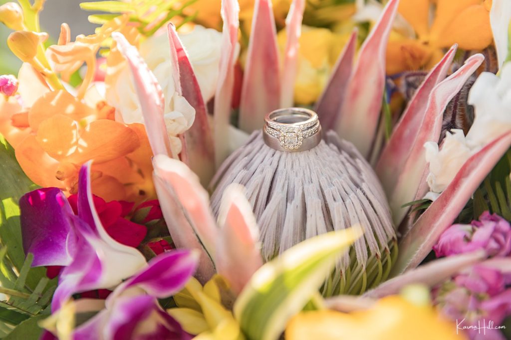 dellables rustic hawaiian bouquet