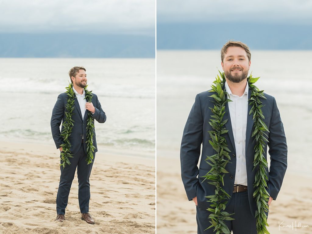 best groom looks for maui beach wedding
