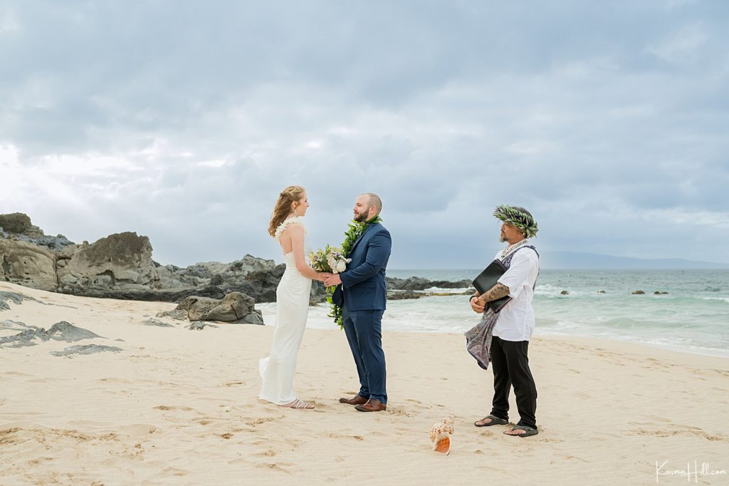 Maui elopement ceremony