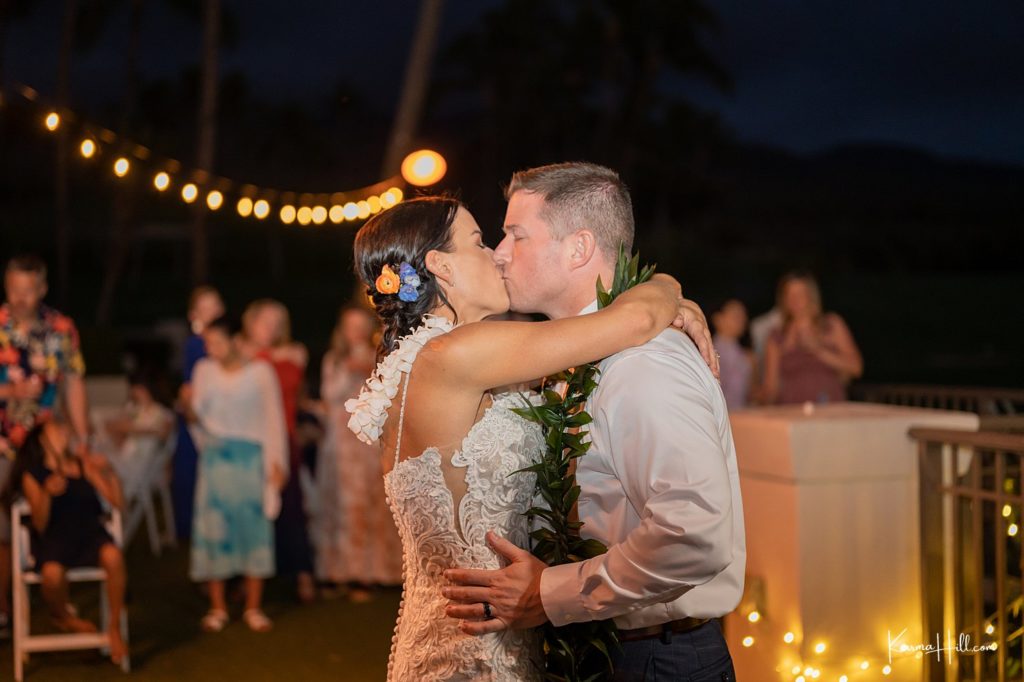gannons Maui wedding reception photography