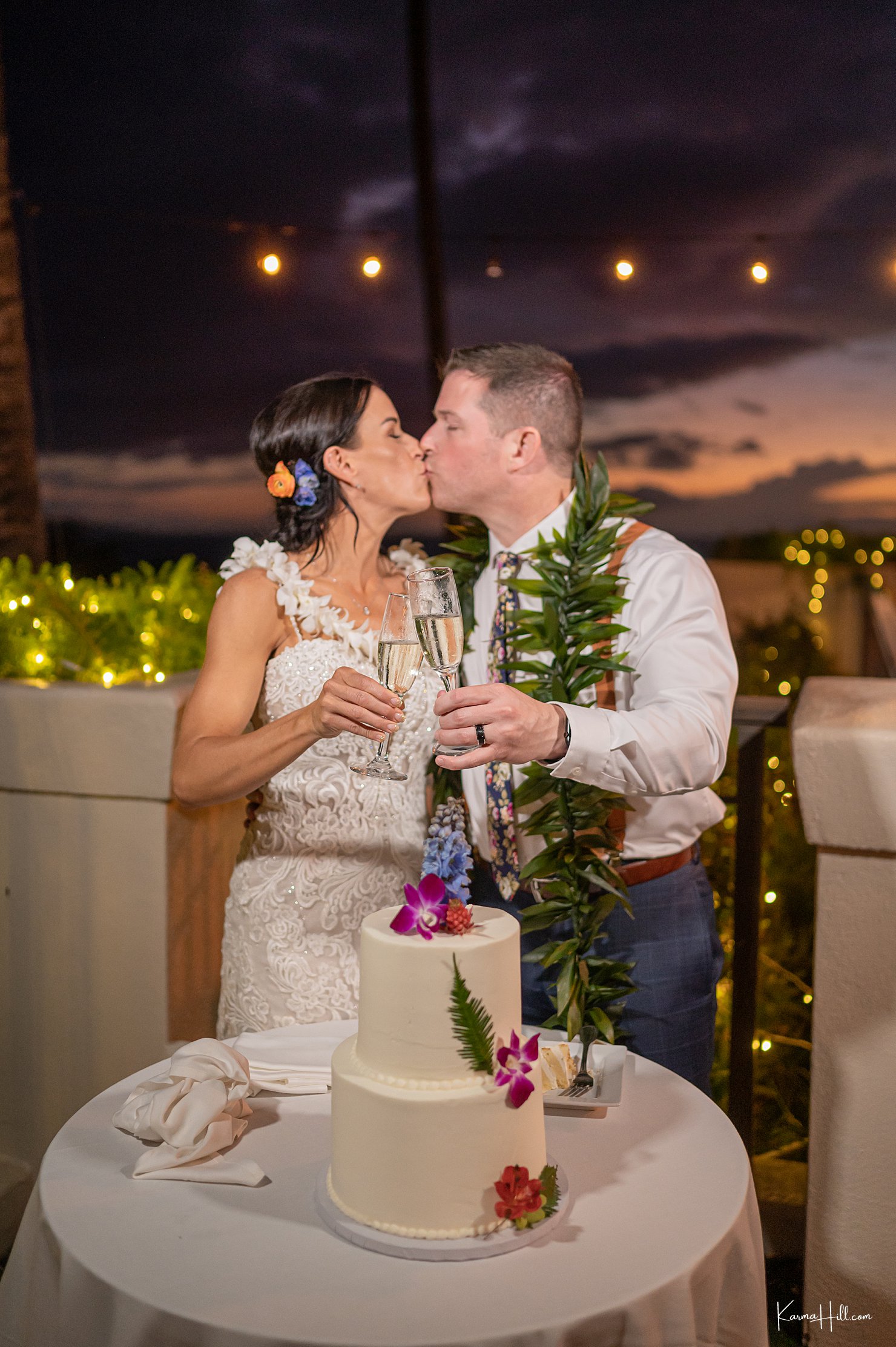 Maui wedding reception photography
